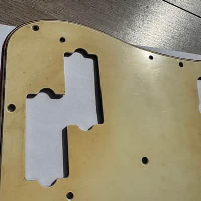 '72 thru '79 Fender Precision 73 vintage celluloid 70's pickguard USA RI image 12