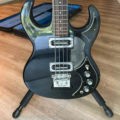 1965 Burns/Baldwin Baby Bison Bass - Black w/OHSC image 2
