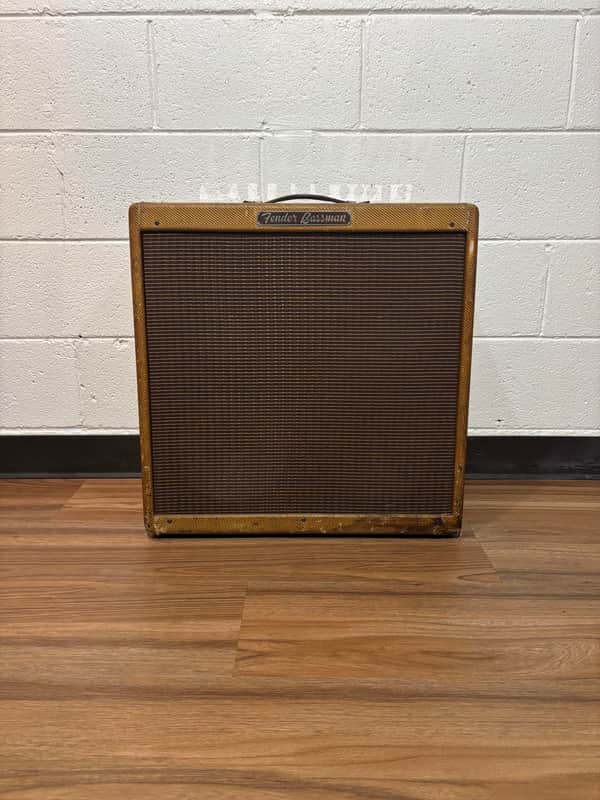 Fender Bassman 5E6-A Narrow Panel 40-Watt 4x10" Guitar Combo 1956 - Tweed - All Original! image 1