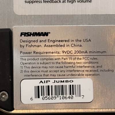 Fishman Jumbo Aura Acoustic Imaging Pedal image 9
