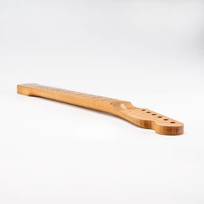 Allparts Select "Licensed by Fender®" AAA+ Roasted Flame Maple "VIN-MOD" Replacement Neck for Telecaster® - Unfinished - Chunky C Shape image 11