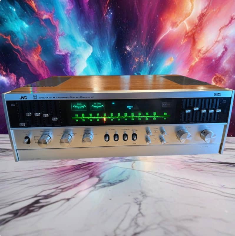 JVC 4VR-5456 Fm-Am4 Channel Receiver Amp 100Wpc MONSTER Serviced V Rare N Mint🔥 image 1