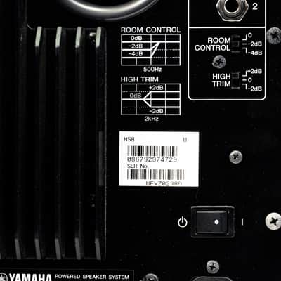 Yamaha HS8 8" Powered Studio Monitor Pair – Black – 120W image 7