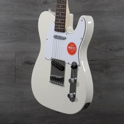 Squier Affinity Telecaster with Laurel Fretboard, String Through Body Olympic White image 4