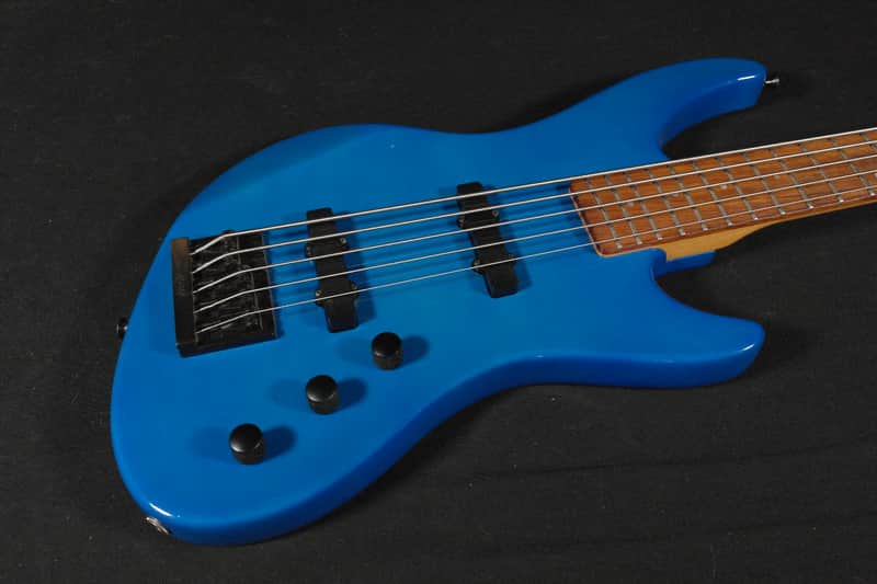Guild Pilot 5 String Bass 1985 - Electric Blue image 1