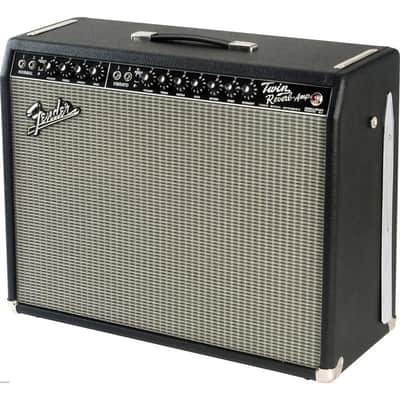 Fender '65 Twin Reverb Guitar Amplifier, Black image 1