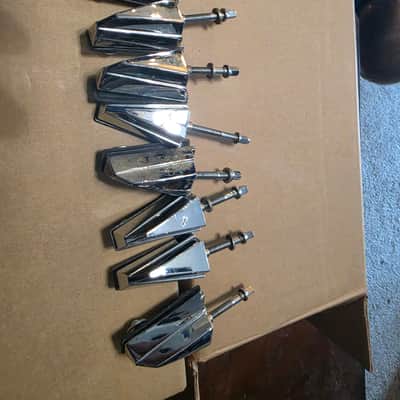 8 Rare Vintage Tama Granstar - Granstar Custom - Crestar Sharktooth Lugs for Toms or Floor Toms image 4