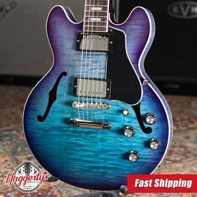 Gibson ES-339 Figured Semi-hollow Electric Guitar - Blueberry Burst with Hardshell Case image 1