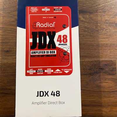 Radial JDX48 Reactor Amplifier Direct Box 2010s - Orange image 1
