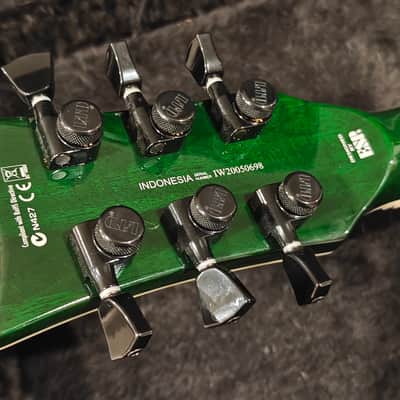 ESP LTD EC-1000 Deluxe See Thru Green 2020 image 10