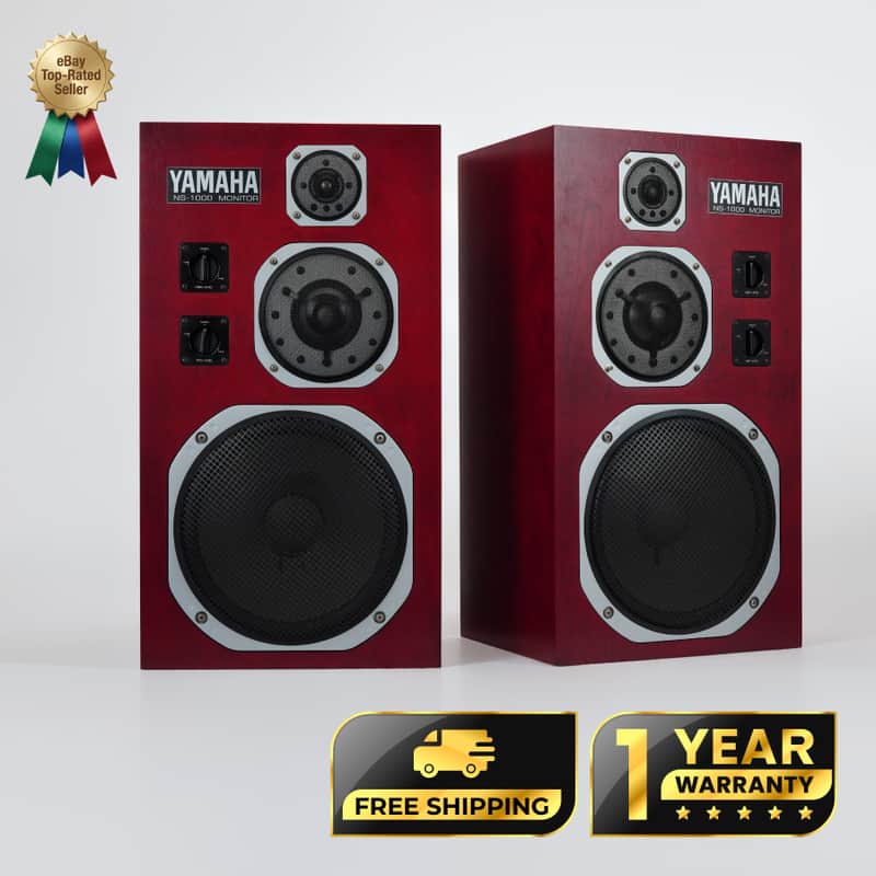 YAMAHA NS-1000M Pair of Vintage Speakers - Professionally Restored - 1-Year Warranty image 1