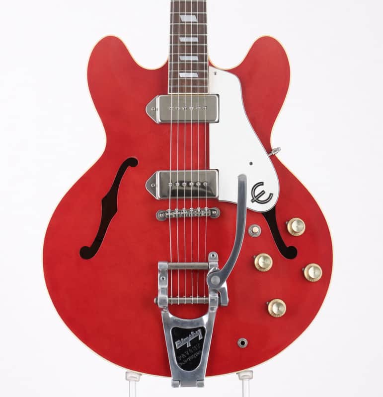 ギター EPIPHONE Casino OrangeLabel BigsbyCherry Epiphone Casino Orange Label Bigsby Cherry [35166] (04/02) | Reverb UK