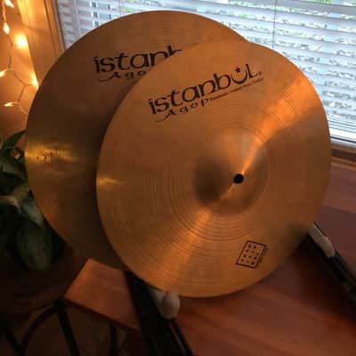 Istanbul Agop Traditional dark hi-hats 13” 698/806 image 1