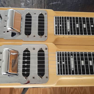 Vintage 60s Fender STRINGMASTER D6 Doubleneck 6 Steel Slide Guitar image 14