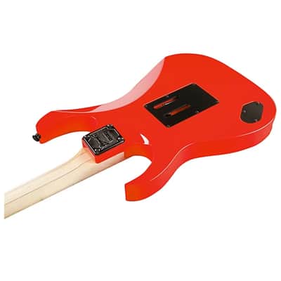 Ibanez Genesis Collection RG550-RF 6-String Solid Body Electric Guitar with Maple Fretboard, Right-Handed, Road Flare Red image 7