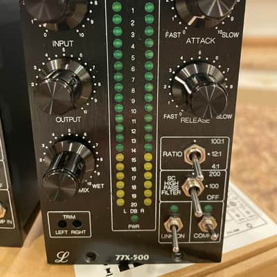 BRAND NEW  Lindell Audio 77X-500 Stereo Compressor / Limiter 500 Series Module 2010s - Black image 1