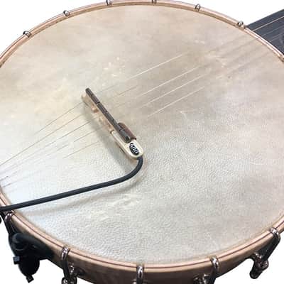 Kna BP-1 | Portable Bridge-Mounted Piezo Pickup  with Tailpiece-Mounted Output Jack for Banjo. New! image 2