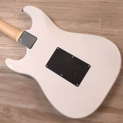 2025 Elite ® Strat Pro Style Guitar " Classic White & Black " , SUPER Pickups® w/ Z-Mule Pups image 6