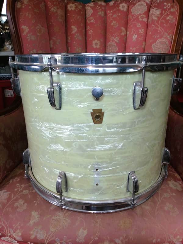 Ludwig 12 x 15 Parade Snare 1964 - White Marine Pearl image 1