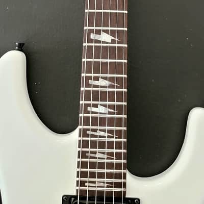 Rare Fernandes FST Lightning White MIJ Japan FR Set-neck image 11