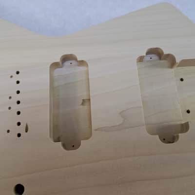 Unfinished Poplar HxH Guitar Body- 7 string - Destroyer Fits Ibanez (tm) Universe Neck J2347 image 2