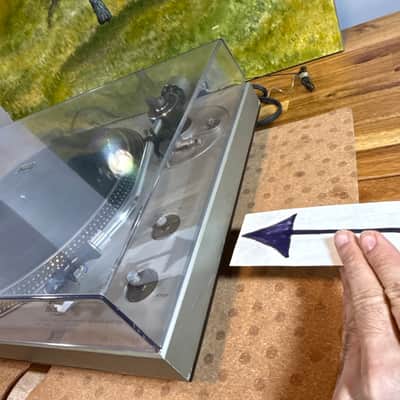technics sl 1400 turntable Direct Drive Automatic Silver Vinyl Record Player image 21