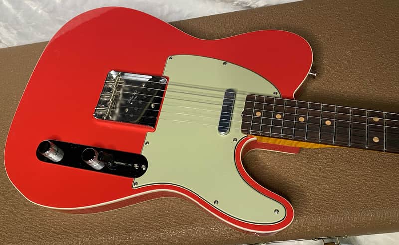 NEW! Fender Custom Shop Flamethrower Telecaster Custom - NOS - Modern Specs - Texas Special Pick-Ups - AAAA Flamed Neck - Fiesta Red - Authorized Dealer - 7.7lbs - G07041 image 1