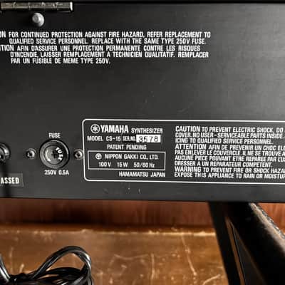 YAMAHA CS-15 CS 15 vintage analog synthesizer w/ case image 9