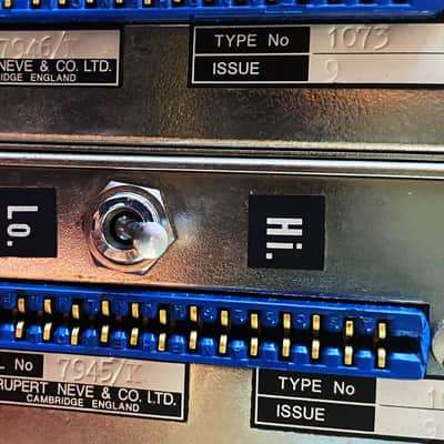 Sequentially numbered PAIR of Classic, VINTAGE 70's NEVE 1073 modules! image 4