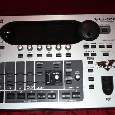 Roland VG-99 V-Guitar Modeling Synth with GK-3 Pickup and FC-300 MIDI Foot Controller - Silver image 2