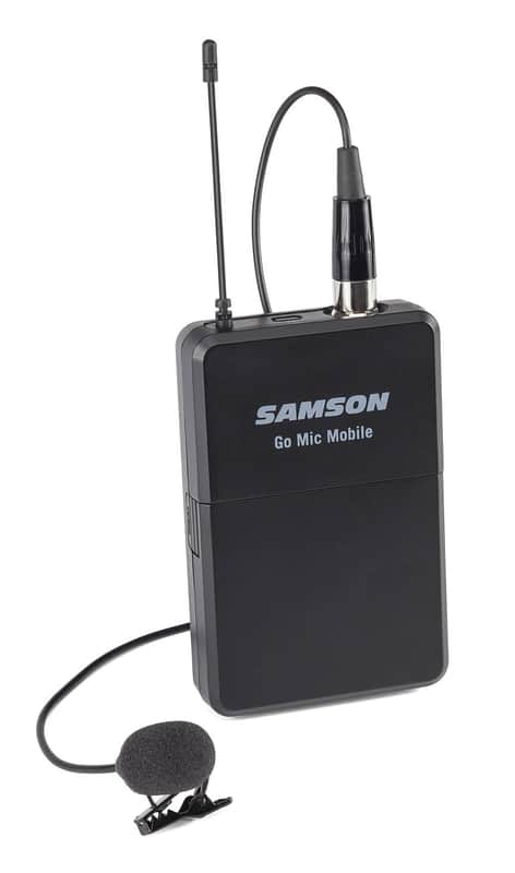 Samson Go Mic Mobile – Lavalier Beltpack Only Professional Wireless System for Mobile Video + LM8 Mic image 1
