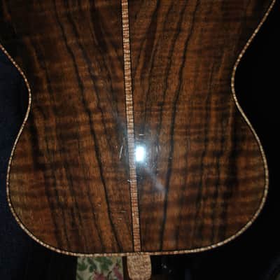 Kimo super baritone ukulele w/Crossrock fiberglass case image 4