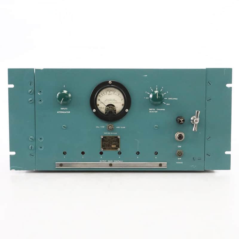 Teleregister Corp Dept of Commerce Peak Clipping Tube Amp Amplifier #46270 image 1