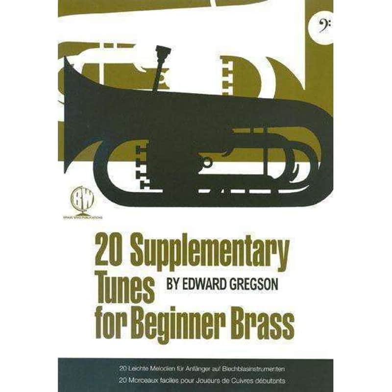 Hal Leonard 20 Supplementary Tunes For Beginner Brass - Bass Clef
