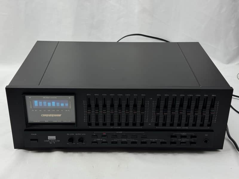 Sansui SE-9 Stereo Graphic Compu-Equalizer Black image 1