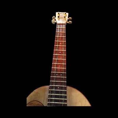 Solid Koa Pineapple with Flame Maple Top Tenor Ukulele with Hardwood Inlays SCJ-JH#135 image 4