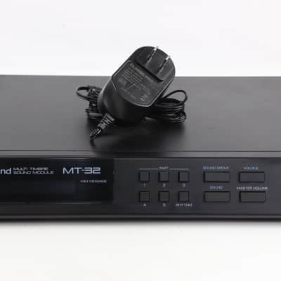 Roland MT-32 Multi Timbre Resoldered MIDI LA Sound Module Late Model W/Adapter image 1