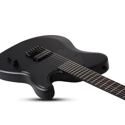 Schecter PT Black Ops, Satin Black Open Pore - Electric Guitar image 6