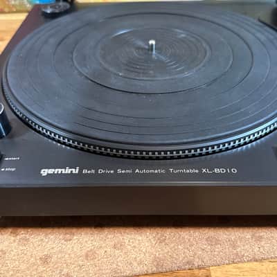 Gemini XL-BD10 Belt Drive Semi Automatic Black Turntable Vinyl Record Player image 18