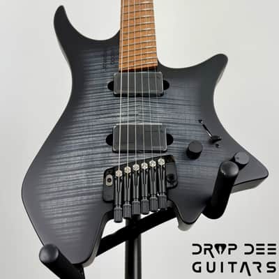Strandberg Boden Original N2.6T Tremolo Multiscale Headless Electric Guitar w/ Bag - Black Denim Burst Satin image 8