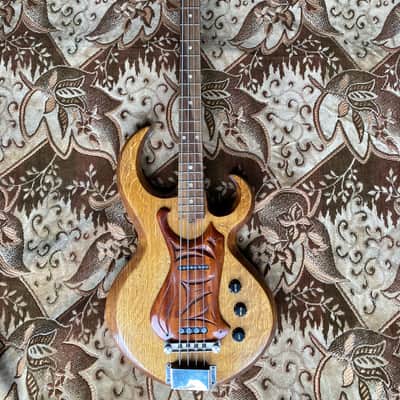 Handmade 1980s Bass Soviet USSR Vintage image 1