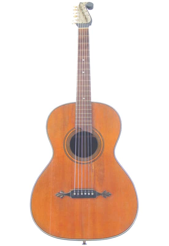Johann Georg Stauffer style ~1900 romantic guitar - amazing sounding early classical guitar - check video! image 1