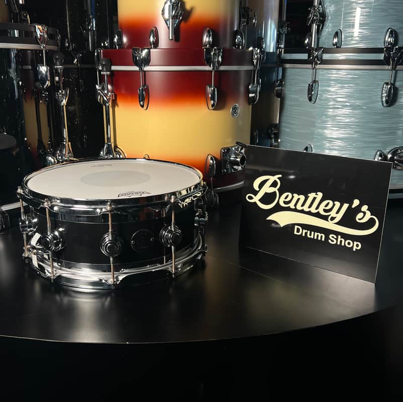 DW Collector's Series 5.5x14" Edge Snare Drum in Black Gloss image 1
