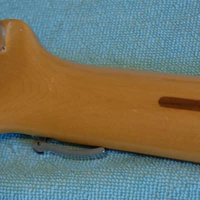 FENDER MIJ FENDER SYSTEM 3 NECK WITH LOCKING LEVER NUT LATER 1980'S MAPLE/ROSE NECK CHROME LEVER NUT image 14