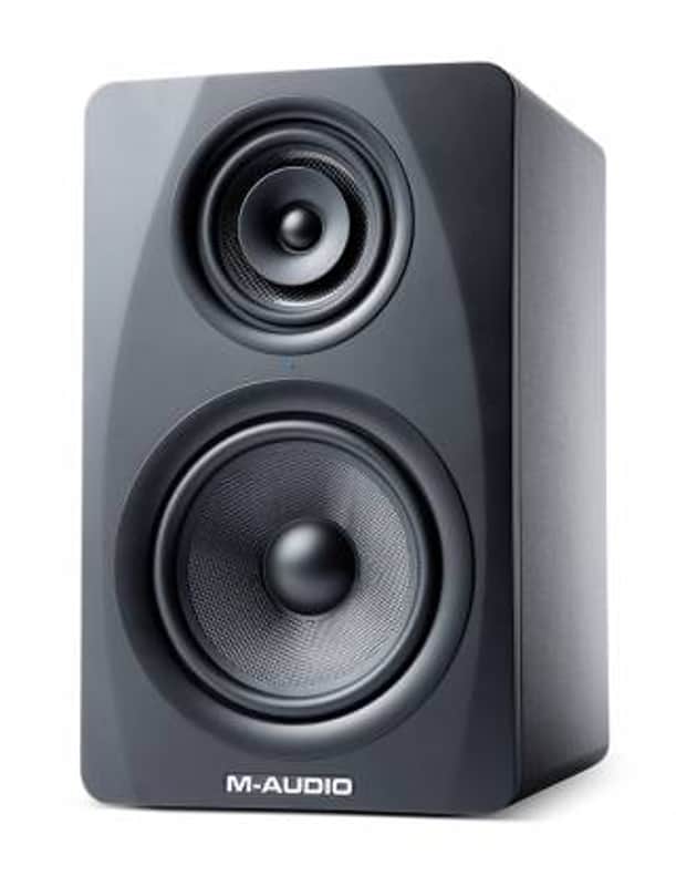 M-Audio M-Audio M38 Black Monitor (Single) - Refurbished with Warranty! - Black image 1