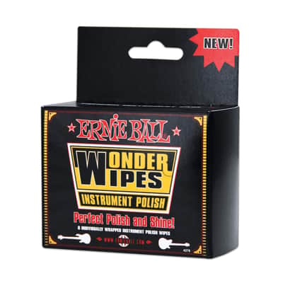 Ernie Ball Wonder Wipes Body Polish 6 Pack, P04278 image 6