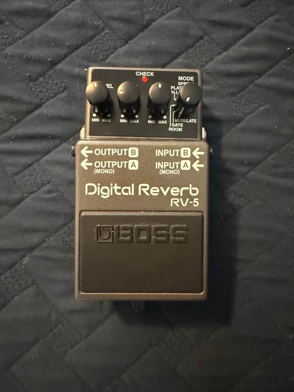 Boss RV-5 Digital Reverb (Dark Gray Label) 2002 - 2015 - Grey image 1