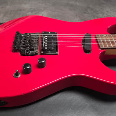 ESP THE JUNIOR Ferrari Red Jackson lawsuit headstock Japanese Super Strat MIJ JAPAN image 17