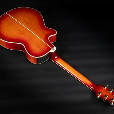 1990s Takamine NPT115 - Fire Red Burst | Japan Vintage | Reverb