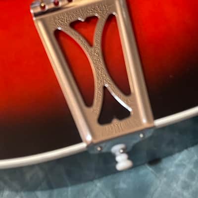 Regal T-12 USA Made 1950's / 1960's  Vintage acoustic Clean!  Red Rubine Sunburst image 13